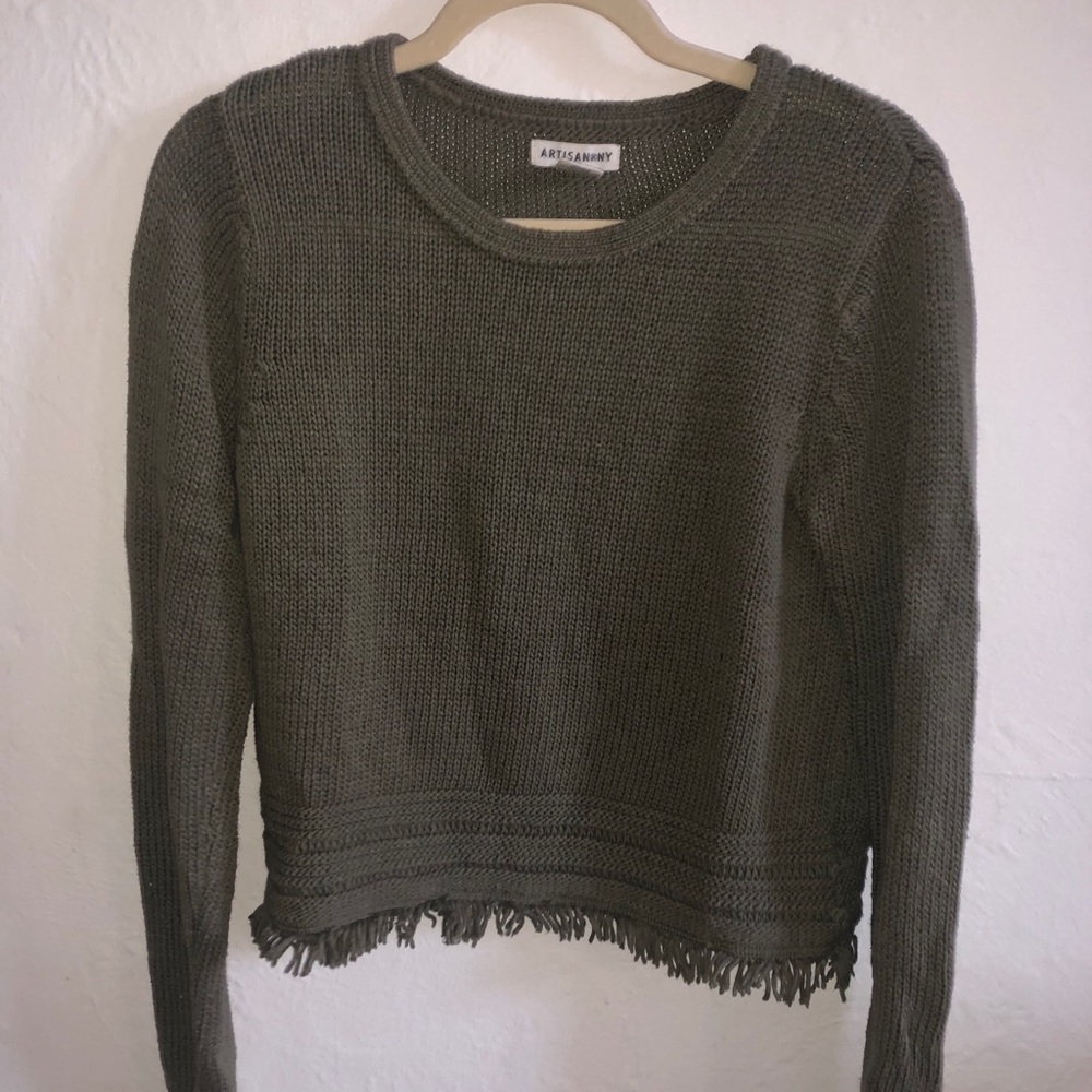 Green Long Sleeve Sweater